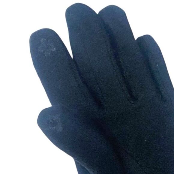 Victorian Trading Co. Soft Cashmere Black Gloves w/Lace & a Bow Women’s XL - Picture 5 of 12